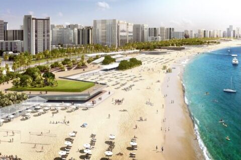 Abu Dhabi Corniche Beach