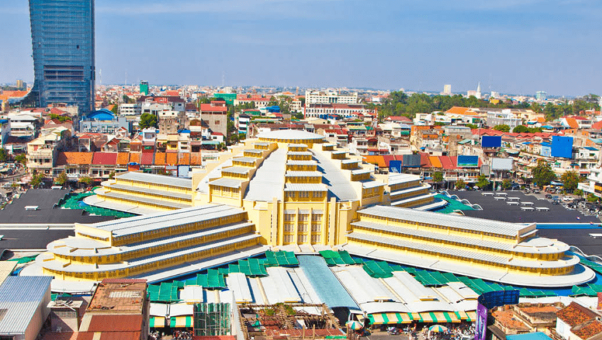 Central Market Phsar Thmey Phnom Penh Cambodia